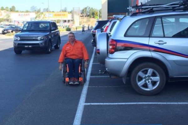 James Wood at Bunnings Car Park